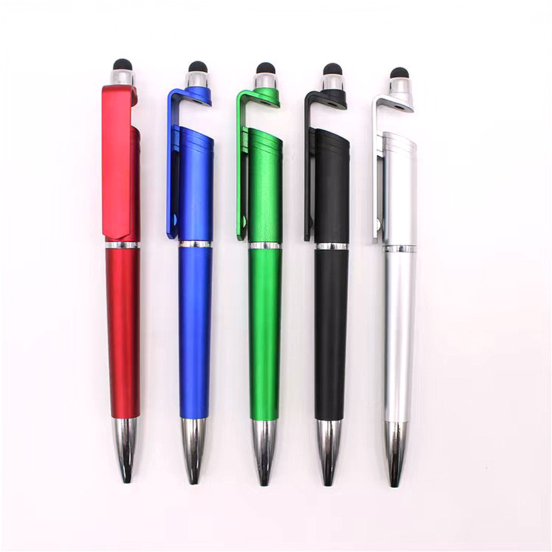 Processing custom stationery metal push aluminum rod Solid color Creative ballpoint pen Gift pen Bullet 1.0mm