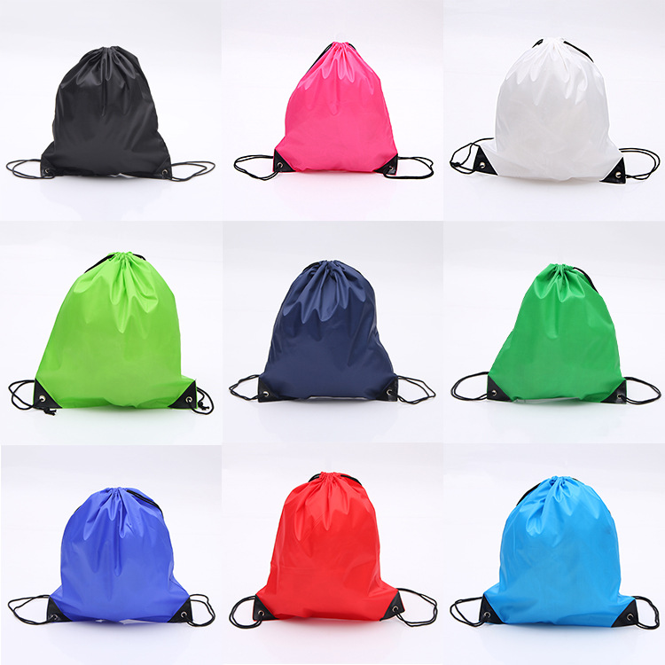 210D polyester cloth bundle mouth bag custom